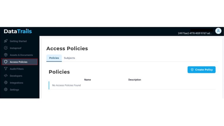 Customize your Access Policies with DataTrails